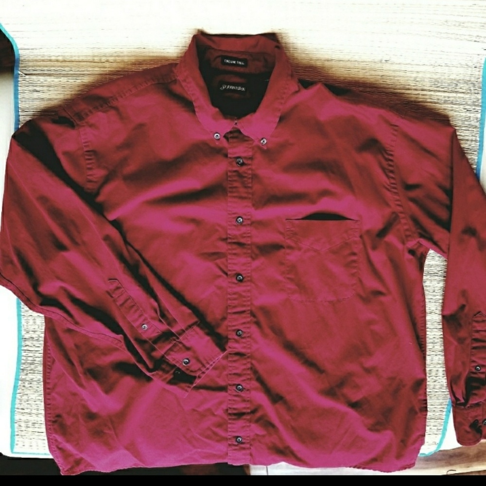 St John's Bay Fine Line Twill button up - Picture 1 of 5